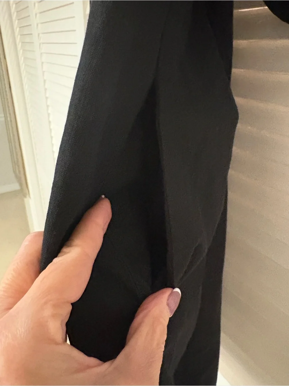 POMANDER PLACE
Black Finley Flutter Sleeve Dress - Picture 3 of 13